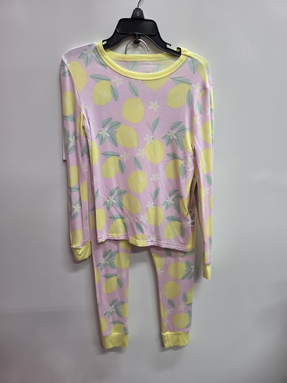 Sleep On It Pink & Yellow Lemon Pajama Set